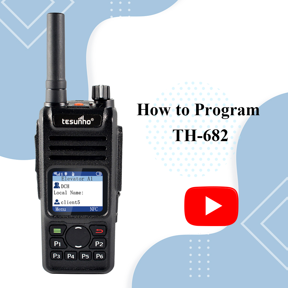 How to Program TH-682 PoC Radio