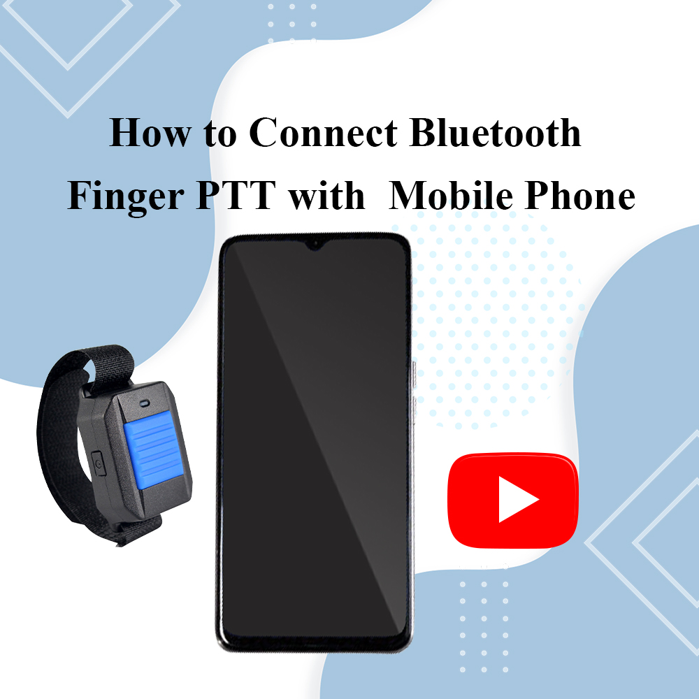How to Connect Bluetooth Finger PTT with  Mobile Phone