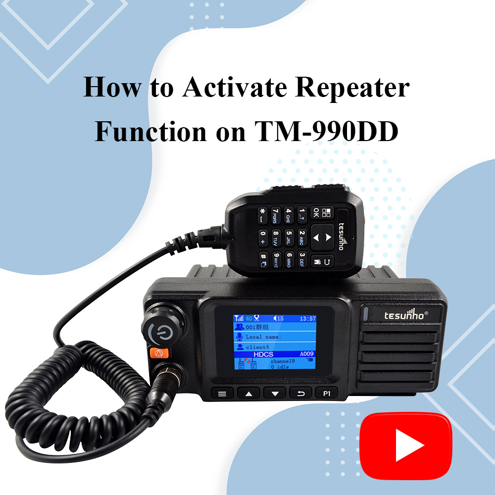 How to Activate Repeater Function On TM-990DD