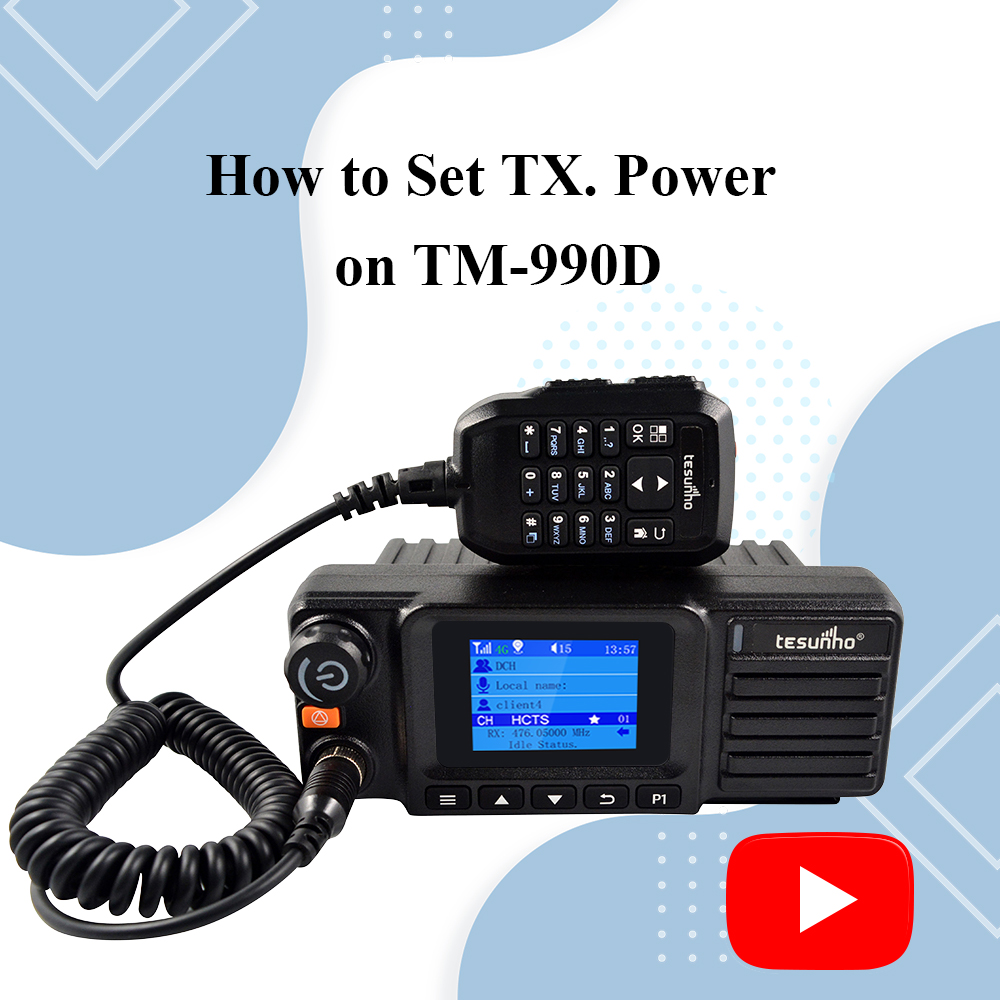 How to Set TX Power on TM-990D