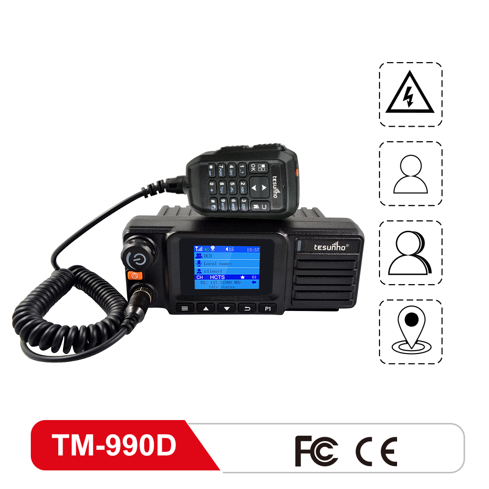 Dual Mode POC +VHF  Base  Radio For Vehicles