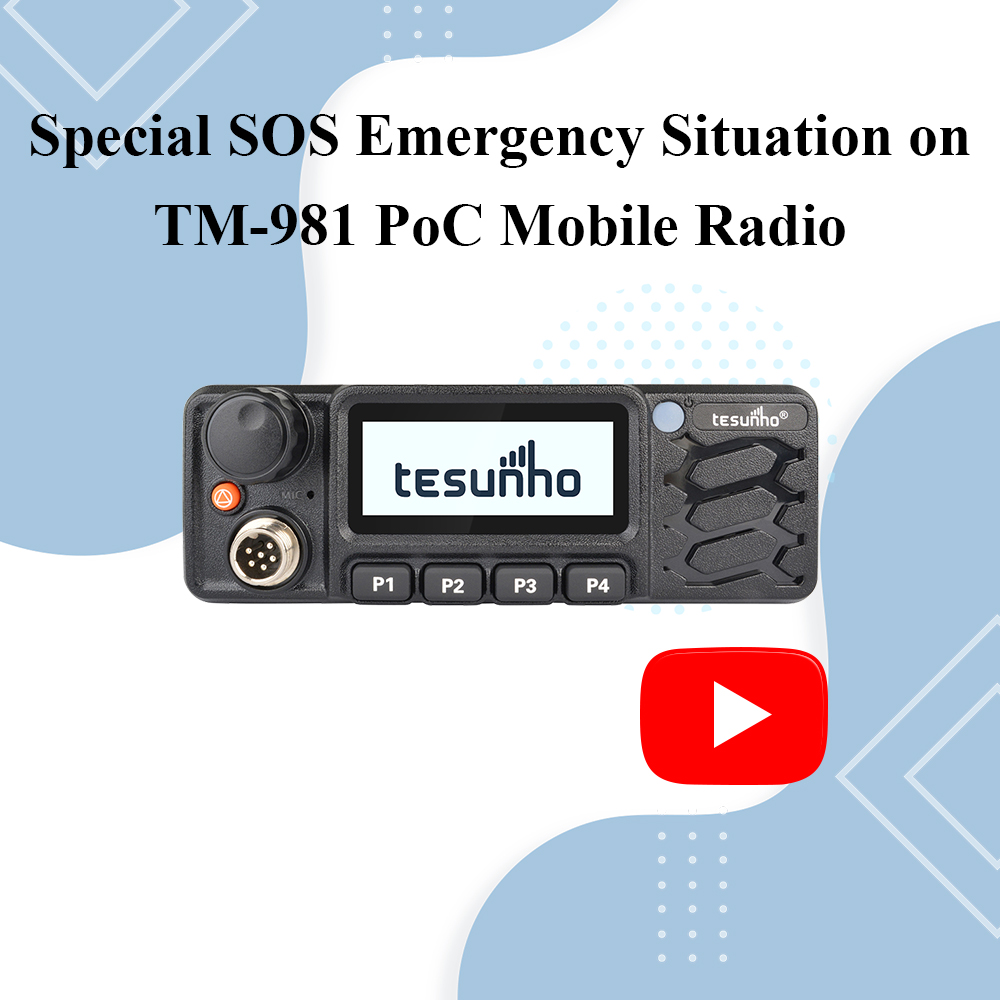 Special SOS Emergency Situation on TM-981 PoC Mobile Radio
