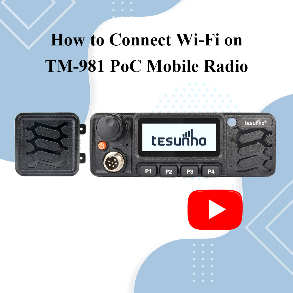 How to Connect Wi-Fi on TM-981 PoC Mobile Radio