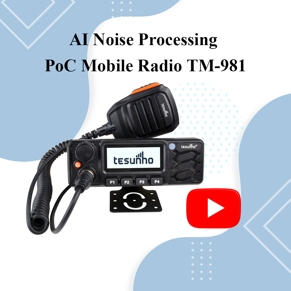 AI Noise Processing PoC Mobile Radio TM-981