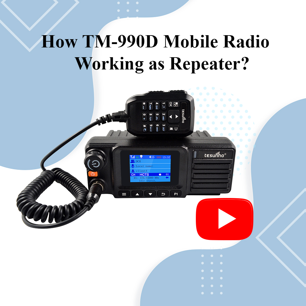 How TM-990D Mobile Radio Working as Repeater