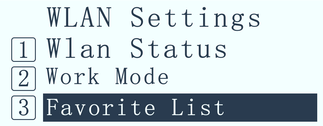 WLAN-Settings